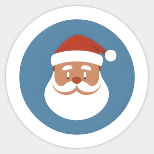 sad santa Sticker